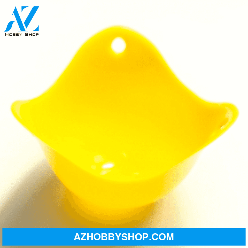 Green Silicone Egg Cooker 4 Color Yellow / 1Pc