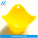 Green Silicone Egg Cooker 4 Color Yellow / 1Pc