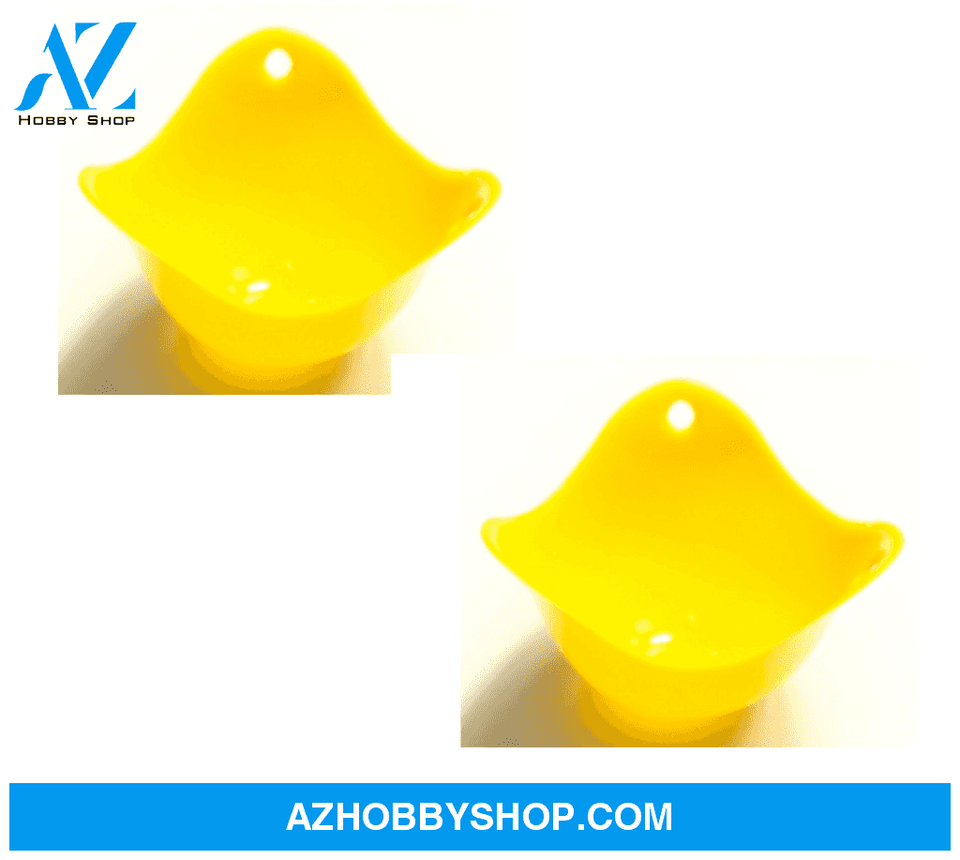 Green Silicone Egg Cooker 4 Color Yellow / 2Pc
