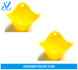 Green Silicone Egg Cooker 4 Color Yellow / 2Pc