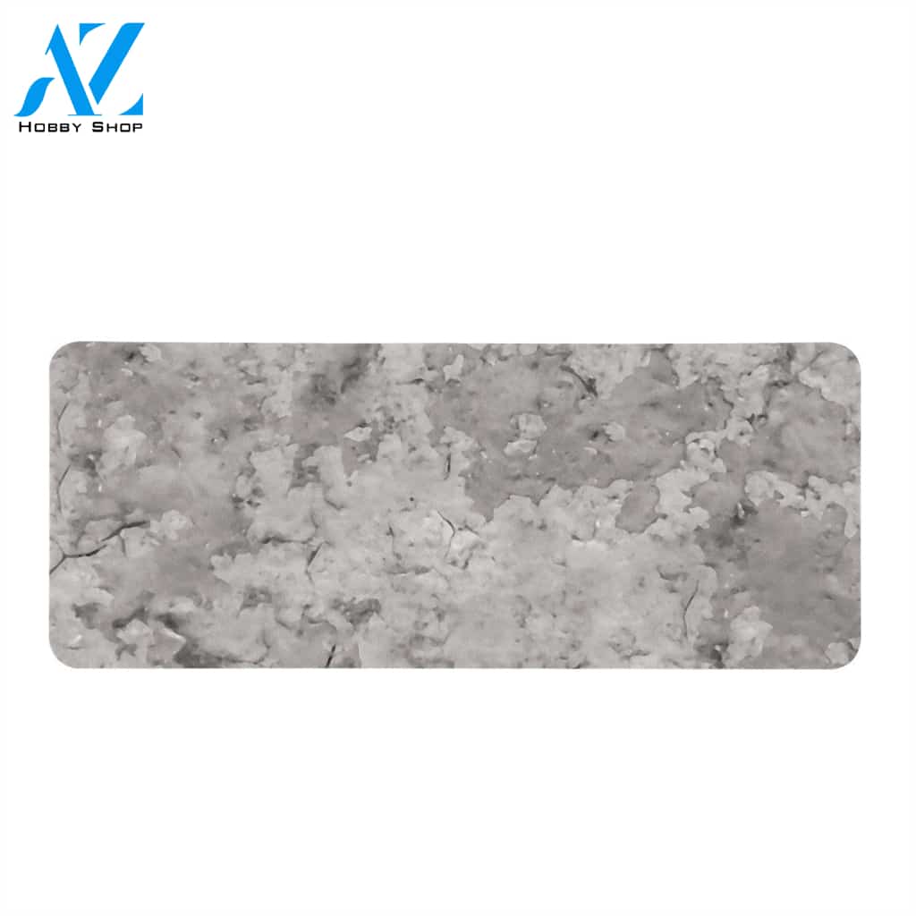 Grey Abstract Grunge Design Rectangular Doormat