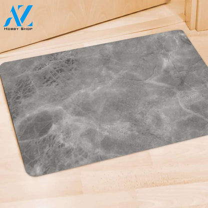 Grey Marble Door Mat