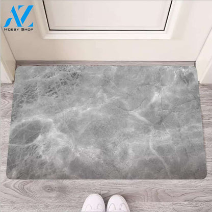 Grey Marble Door Mat