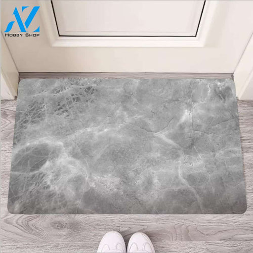 Grey Marble Door Mat