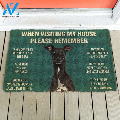 Greyhound funny doormat