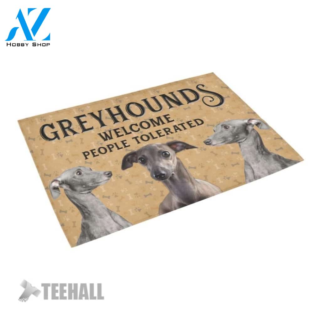 Greyhound Welcome Doormat - Welcome Mat - Home Decor
