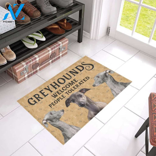 Greyhound Welcome Doormat - Welcome Mat - Home Decor