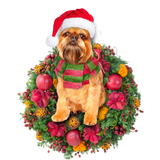 Godmerch- Ornament- Griffon Christmas Ornament, Happy Christmas Ornament, Car Ornament