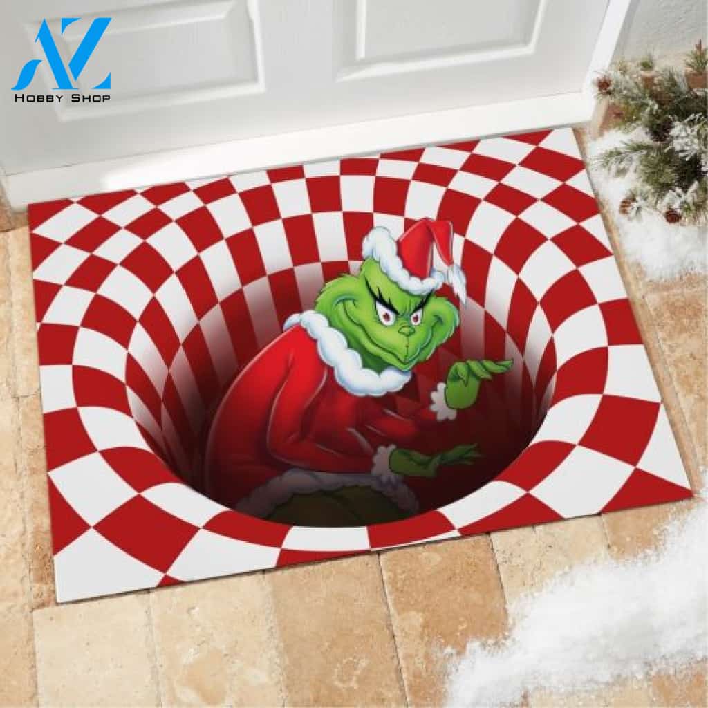 Grinch Christmas Doormat