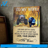 Grumpy Farmer Canvas Gift For Family