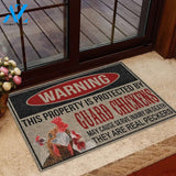 Guard Chickens They Are Real Peckers Doormat Welcome Mat Housewarming Gift Home Decor Funny Doormat Gift For Friend Birthday Gift