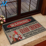 Guard Chickens They Are Real Peckers Doormat Welcome Mat Housewarming Gift Home Decor Funny Doormat Gift For Friend Birthday Gift
