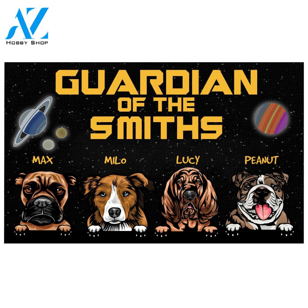 Guardian Of The Family Personalized Doormat | Welcome Mat | House Warming Gift