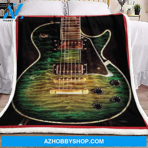 Guitar Blanket, Gift For Guitar Lovers