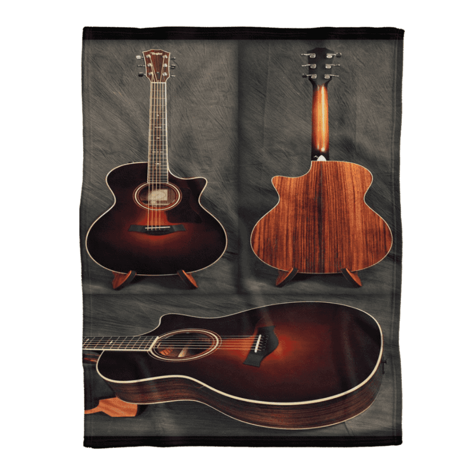 Guitar Blanket - Blanket Guitar Lover