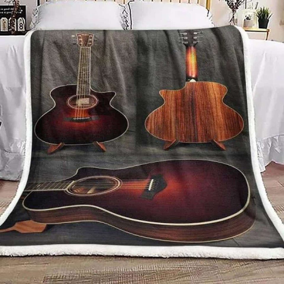 Guitar Blanket - Blanket Guitar Lover