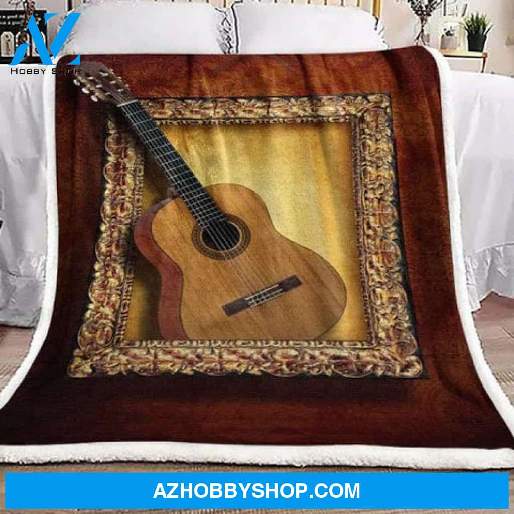 Guitar Blanket Guitar Lover Gift