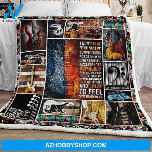 Guitar Fleece Blanket Guitar Lover 8
