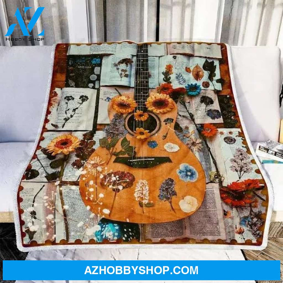Guitar Lover Blanket