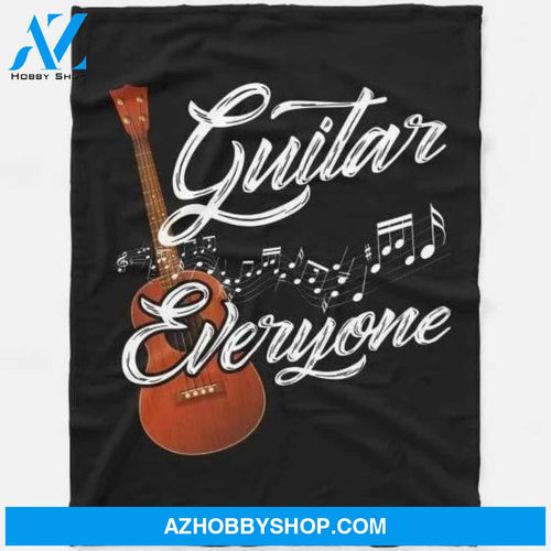 Guitar Lover Guitar Puzzle Piece Lover Fleece Blanket Gift For Everyone Home Decor Bedding Couch Sofa Soft And Comfy Cozy