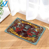 gun & roses doormats