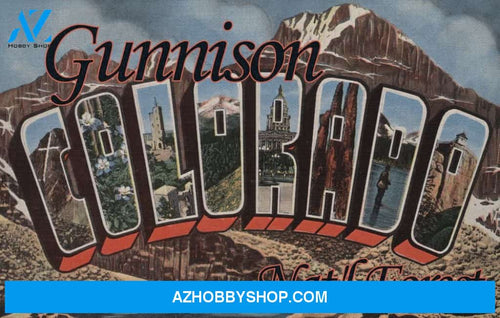 Gunnison National Forest Colorado Large Letter Scenes