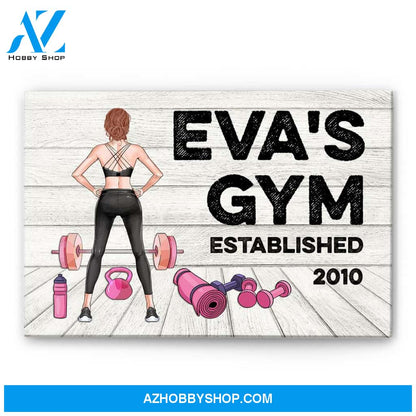 Gym Room Sign, Fitness Custom Poster/Canvas, Gift For Fitness Lovers