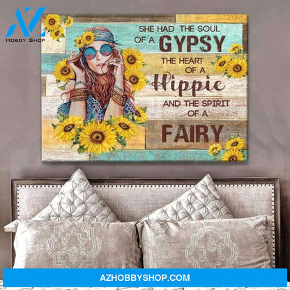 Gypsy Hippie Fairy Wall Art Canvas