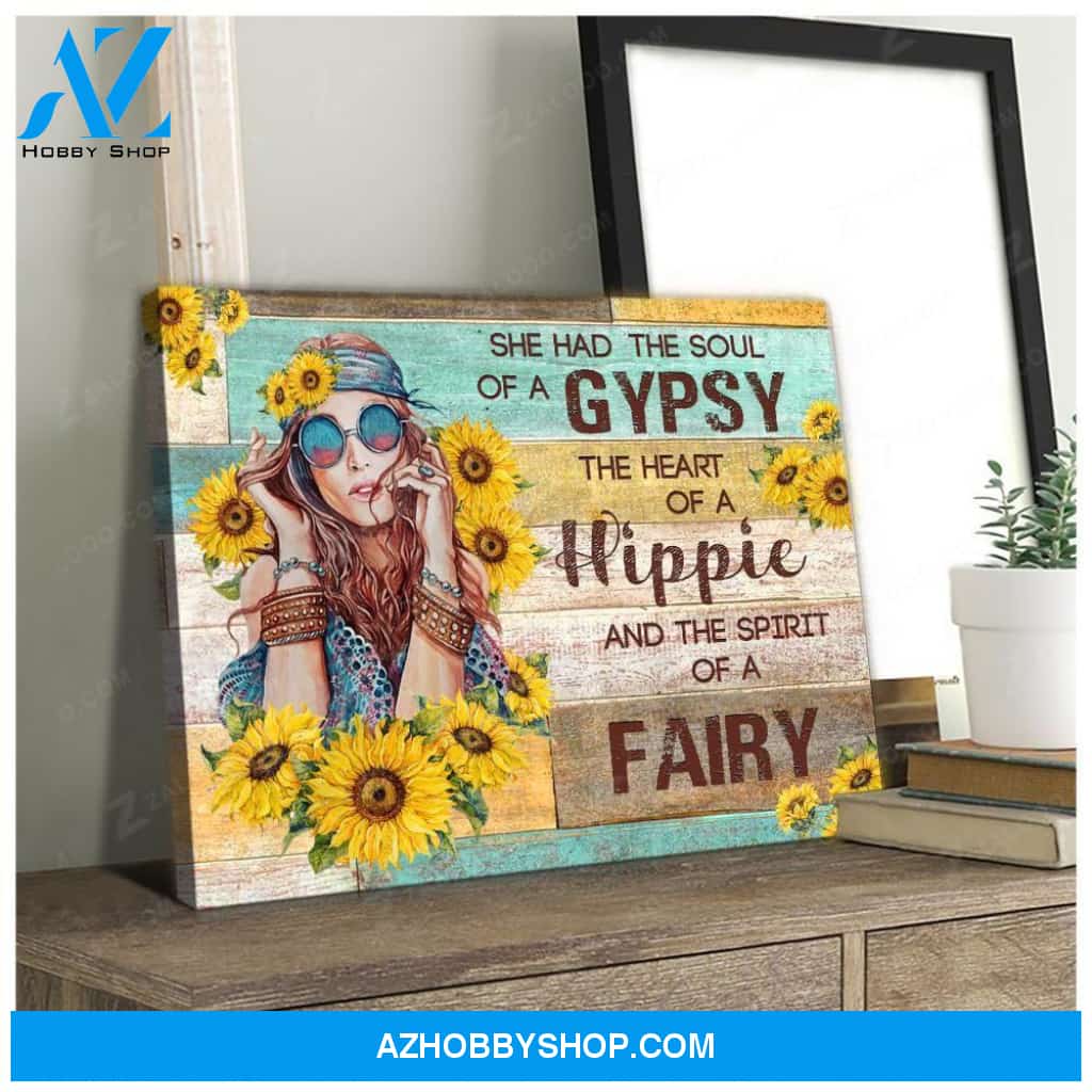 Gypsy Hippie Fairy Wall Art Canvas