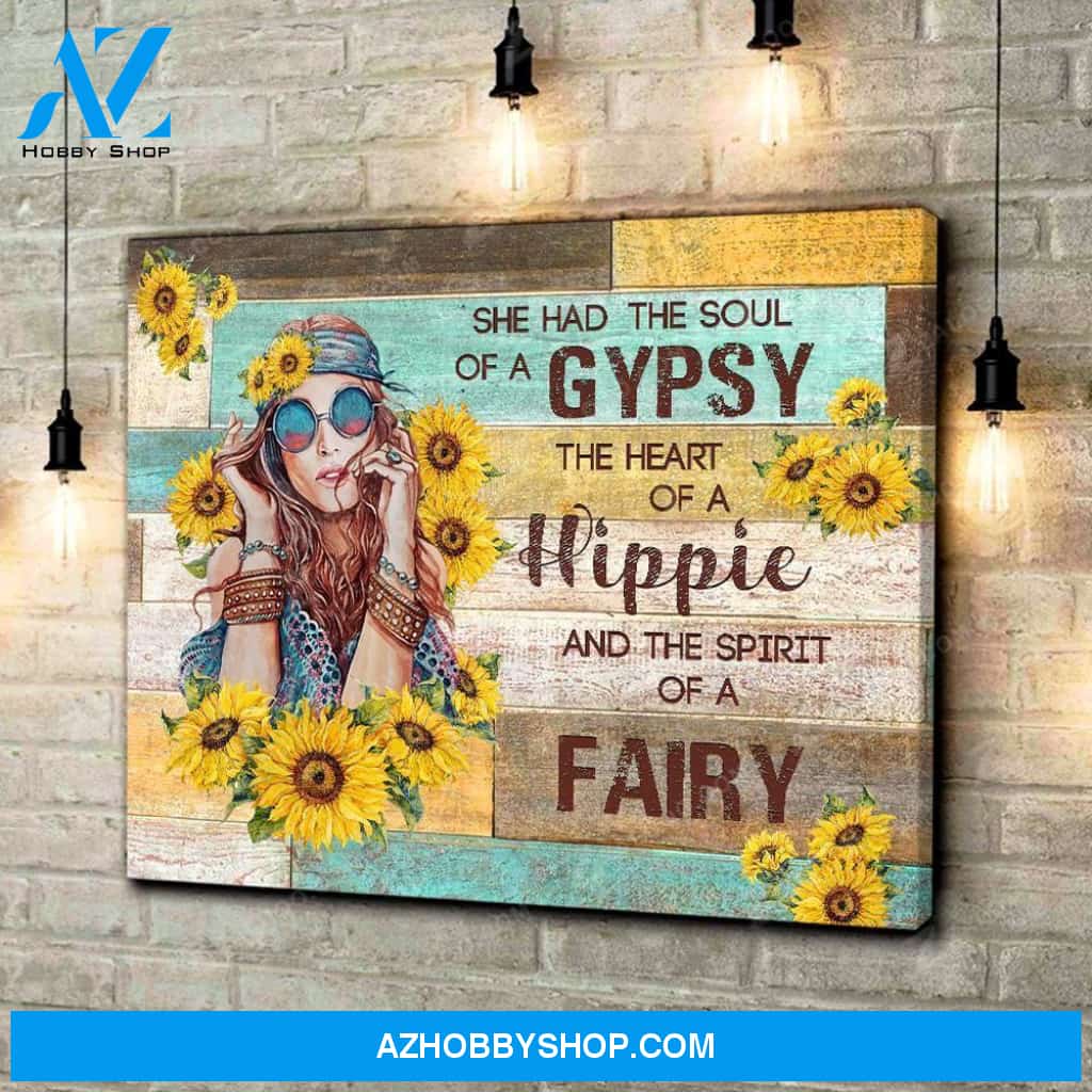 Gypsy Hippie Fairy Wall Art Canvas