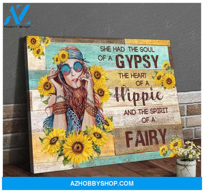 Gypsy Hippie Fairy Wall Art Canvas