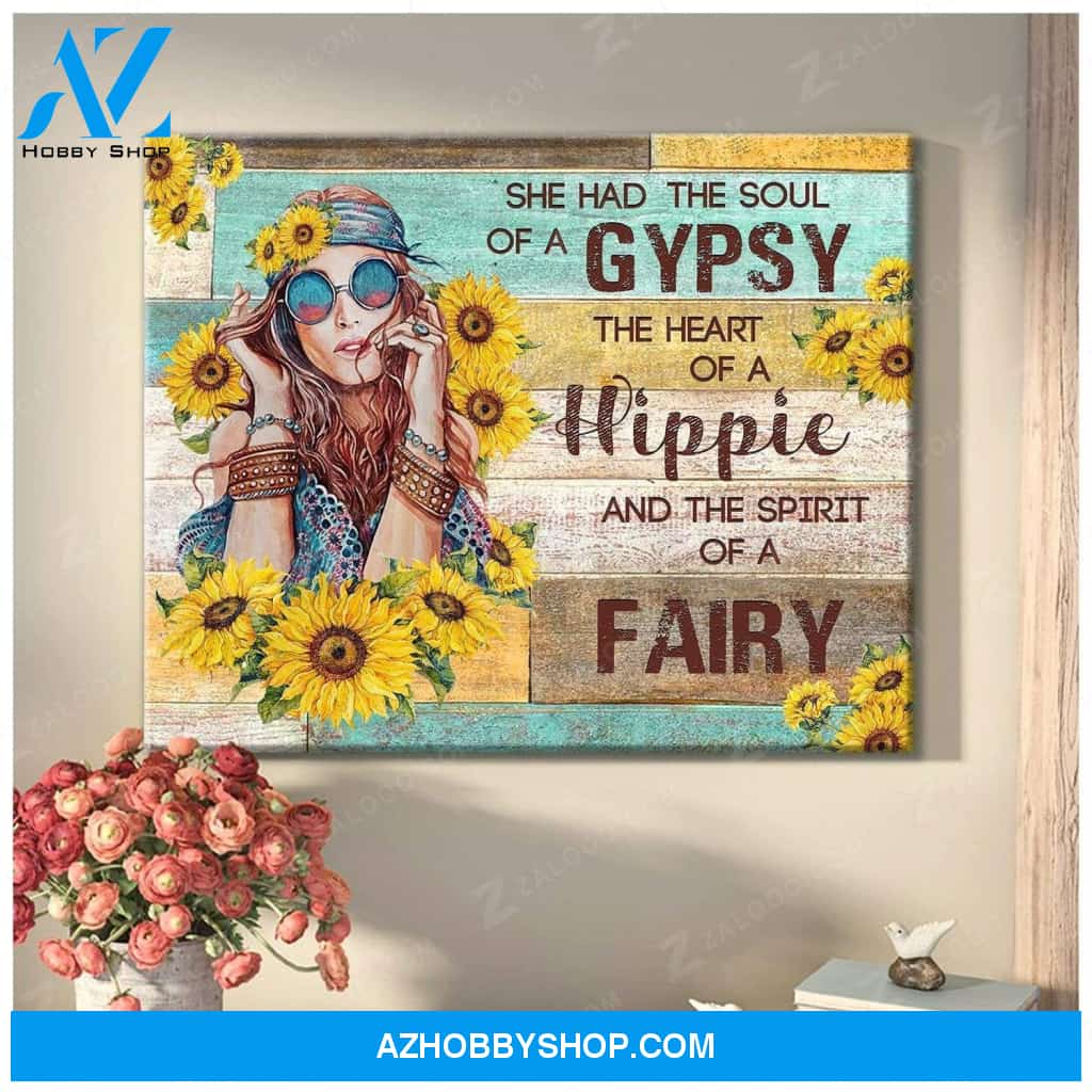 Gypsy Hippie Fairy Wall Art Canvas
