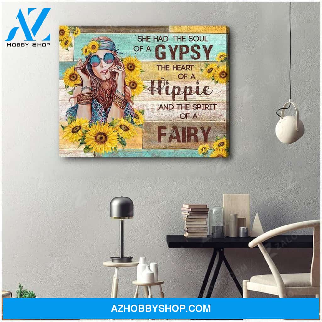 Gypsy Hippie Fairy Wall Art Canvas