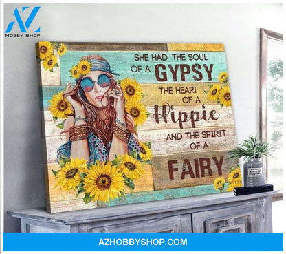 Gypsy Hippie Fairy Wall Art Canvas
