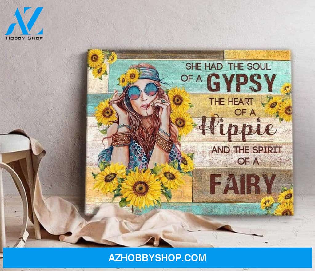 Gypsy Hippie Fairy Wall Art Canvas