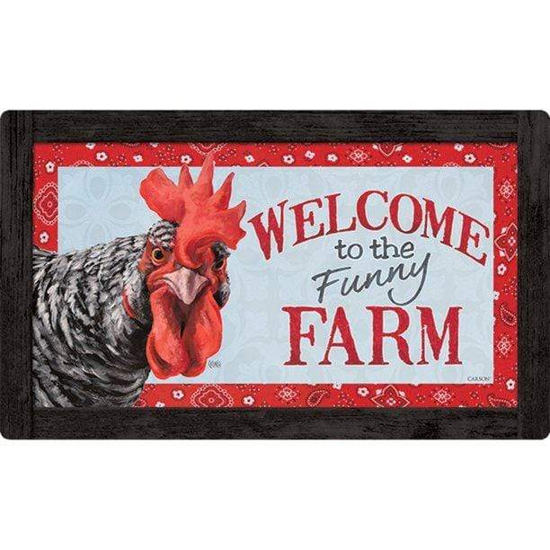 Funny Farm Chicken Doormat