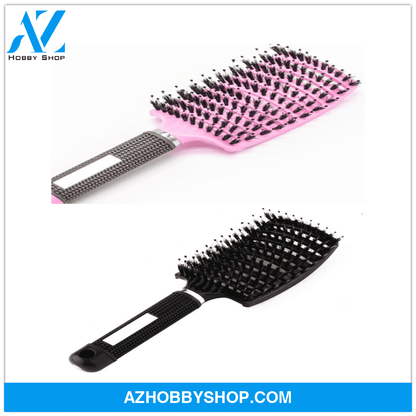 Hairbrush Anti Klit Brushy Haarborstel Women Detangler Hair Brush Bristle Nylon Scalp Massage Teaser