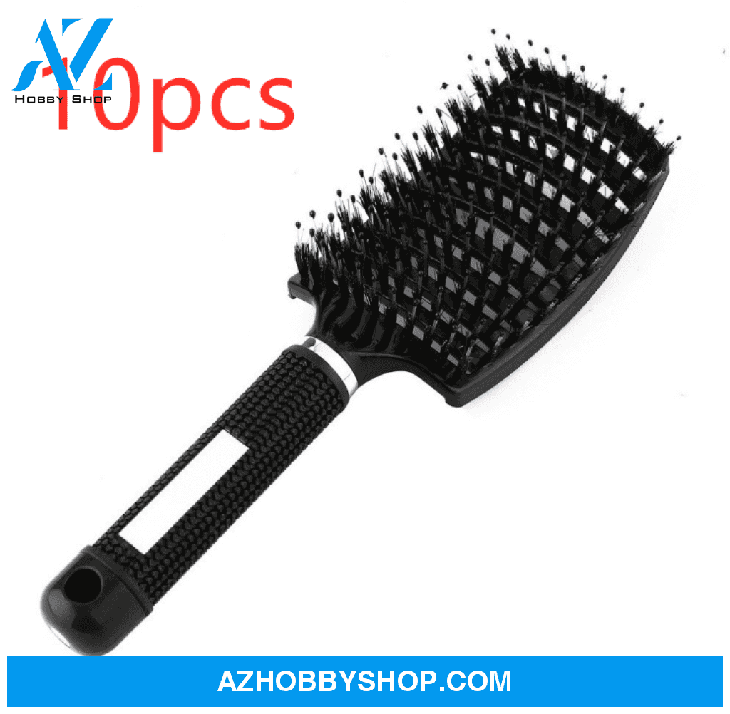 Hairbrush Anti Klit Brushy Haarborstel Women Detangler Hair Brush Bristle Nylon Scalp Massage Teaser
