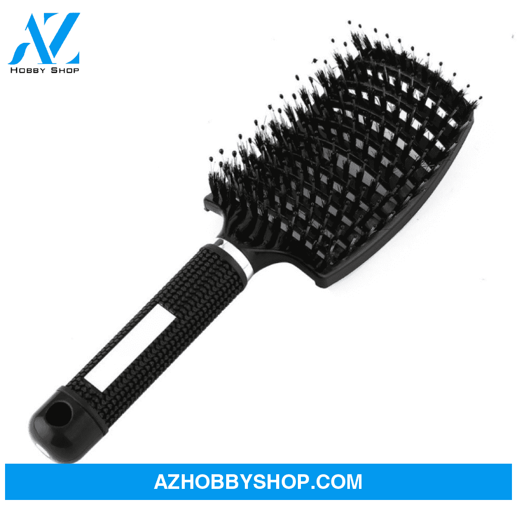Hairbrush Anti Klit Brushy Haarborstel Women Detangler Hair Brush Bristle Nylon Scalp Massage Teaser