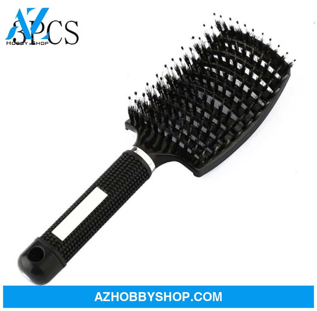 Hairbrush Anti Klit Brushy Haarborstel Women Detangler Hair Brush Bristle Nylon Scalp Massage Teaser