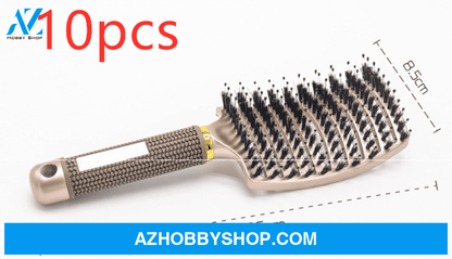 Hairbrush Anti Klit Brushy Haarborstel Women Detangler Hair Brush Bristle Nylon Scalp Massage Teaser
