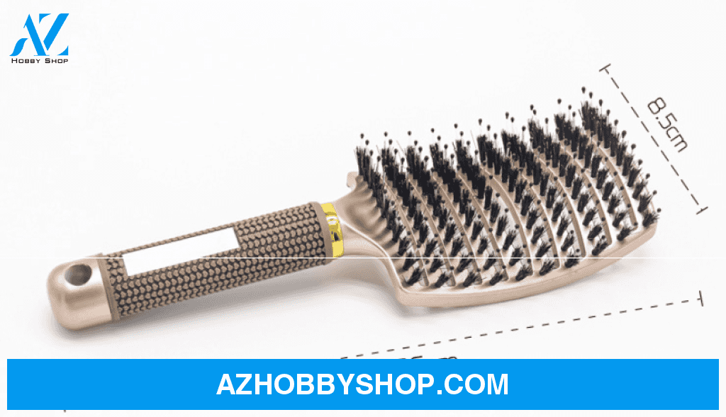 Hairbrush Anti Klit Brushy Haarborstel Women Detangler Hair Brush Bristle Nylon Scalp Massage Teaser