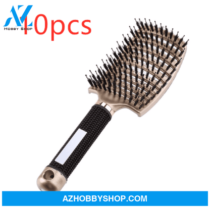 Hairbrush Anti Klit Brushy Haarborstel Women Detangler Hair Brush Bristle Nylon Scalp Massage Teaser