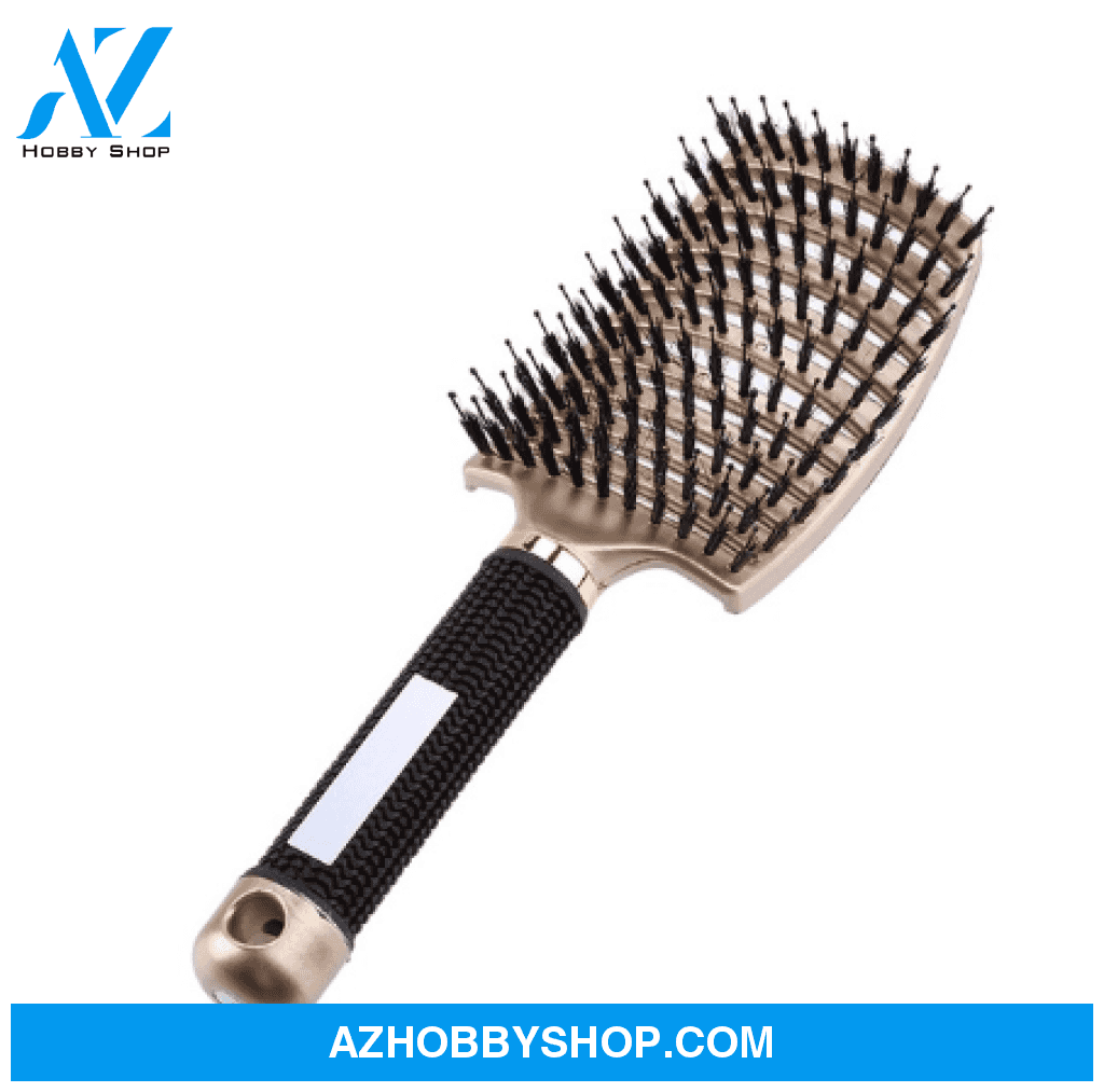 Hairbrush Anti Klit Brushy Haarborstel Women Detangler Hair Brush Bristle Nylon Scalp Massage Teaser