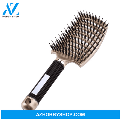 Hairbrush Anti Klit Brushy Haarborstel Women Detangler Hair Brush Bristle Nylon Scalp Massage Teaser