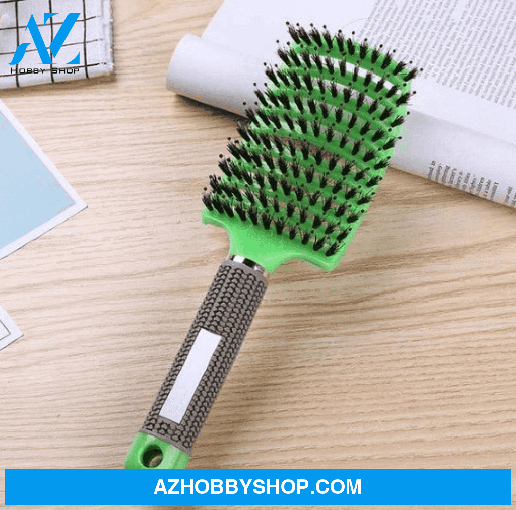 Hairbrush Anti Klit Brushy Haarborstel Women Detangler Hair Brush Bristle Nylon Scalp Massage Teaser