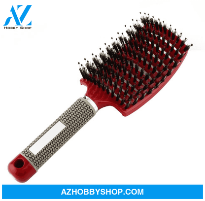 Hairbrush Anti Klit Brushy Haarborstel Women Detangler Hair Brush Bristle Nylon Scalp Massage Teaser