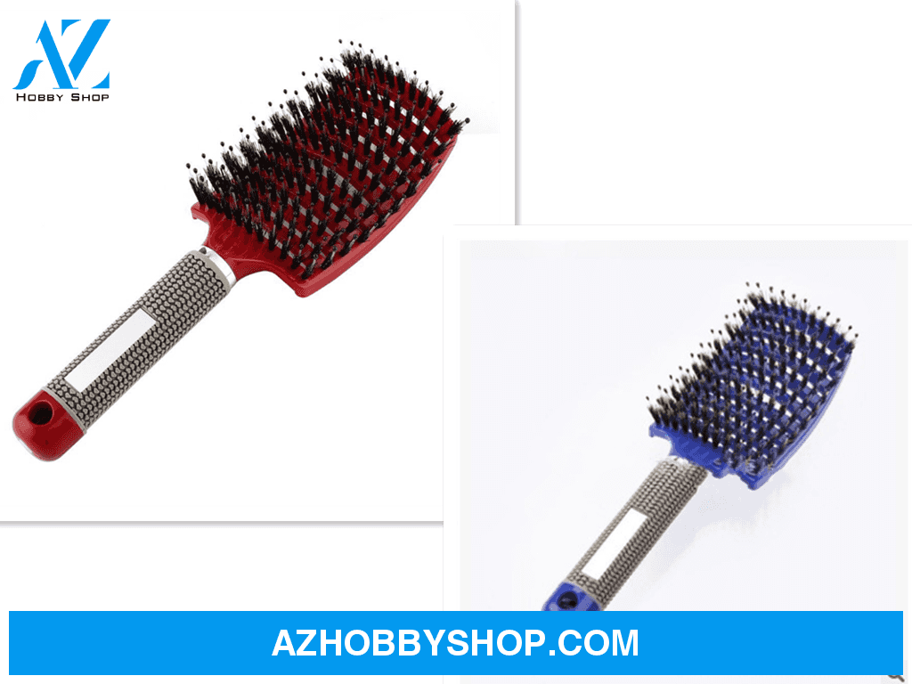 Hairbrush Anti Klit Brushy Haarborstel Women Detangler Hair Brush Bristle Nylon Scalp Massage Teaser