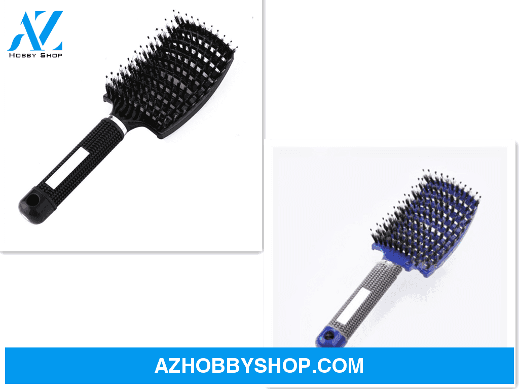 Hairbrush Anti Klit Brushy Haarborstel Women Detangler Hair Brush Bristle Nylon Scalp Massage Teaser