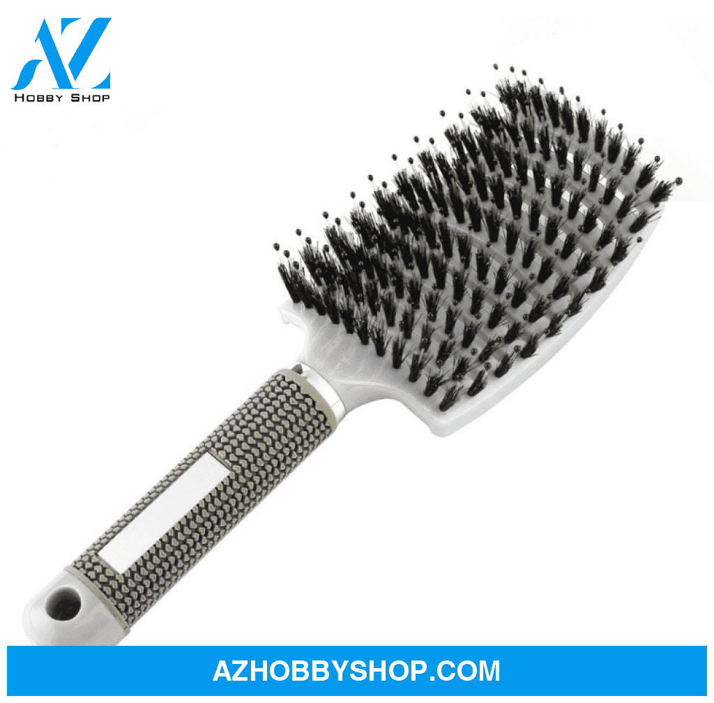 Hairbrush Anti Klit Brushy Haarborstel Women Detangler Hair Brush Bristle Nylon Scalp Massage Teaser